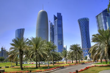 Selbstklebende Fototapeten Doha (Qatar / Katar) © XtravaganT
