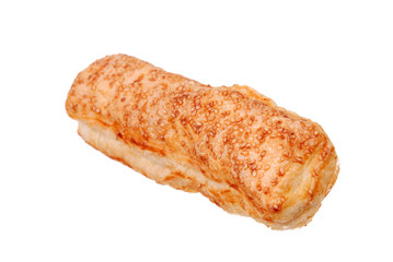 One fresh bun isolated