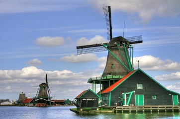 Fototapeta premium Dutch Village / Windmills - Zaanse Schans