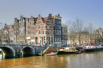Obraz premium Amsterdam, Holandia)