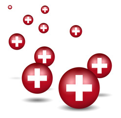 Red Cross Icons - red