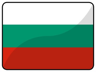 Obraz premium drapeau bulgarie bulgaria flag