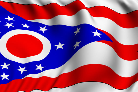 Rendered Ohio Flag