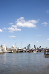 london city from the embankment