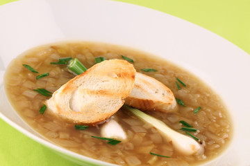 Onion soup