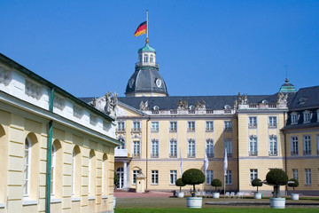 Fototapeta na wymiar Château de Karlsruhe