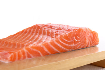 fresh salmon steak