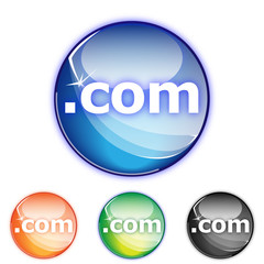 Picto nom domaine - Icon .com - collection color