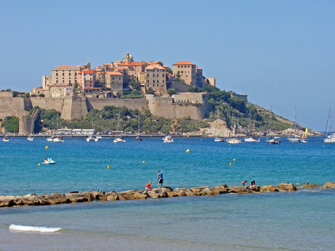 La citadelle de Calvi, Corse