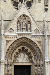 Portal of the Zagreb cathedral