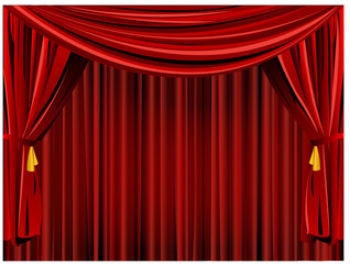 Theater curtain background