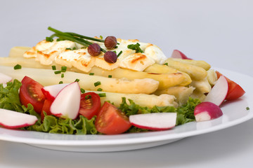 Asparagus with tomatoes