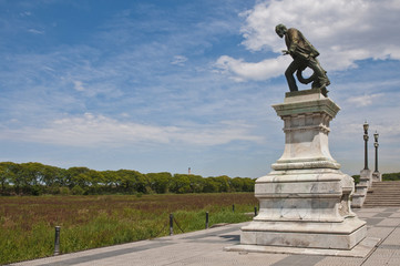 Luis Viale's monument at Buenos Aires, Argentina