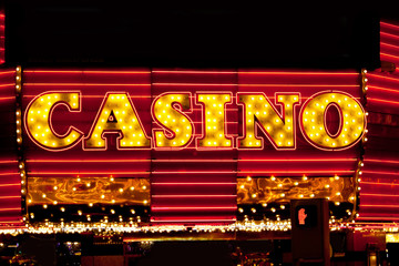 Casino neon sign - 22409423