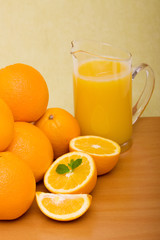Oranges and orange juice