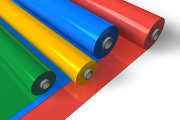 Color plastic rolls