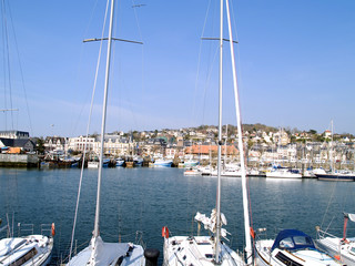 Treville-sur-mer, ciudad normanda de vacaciones,Francia