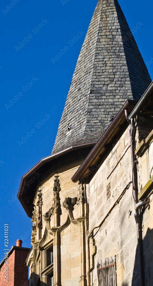 Poster Brive la Gaillarde (Corrèze) - Tour des Echevins