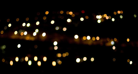 night bokeh