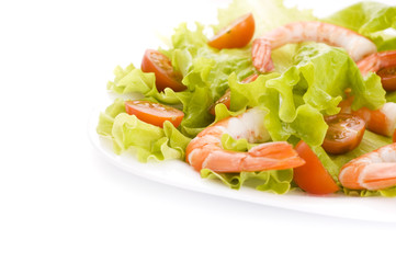 salad with shrimps