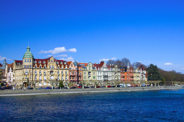 Fototapeta na wymiar Powiat Muzycy, Constance, Jezioro Bodeńskie