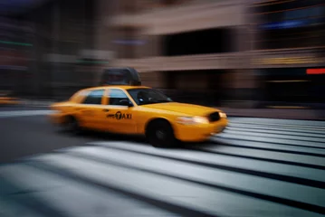 Cercles muraux TAXI de new york NEW YORK CITY YELLOW CAB