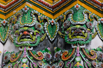 Demon Figures, The Royal Palace, Bangkok, Thailand