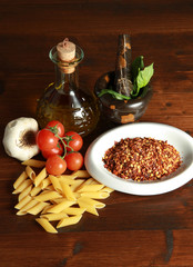 penne aglio olio e peperoncino