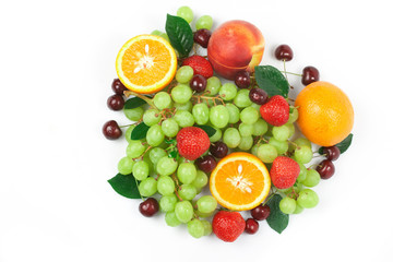 Still-life of fresh fruit
