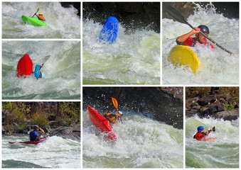 Kayak sur la Gauley, Virginie occidentale