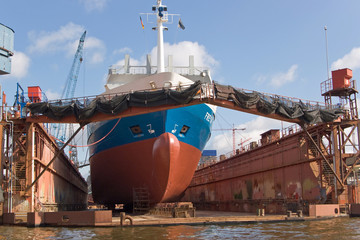 Trockendock, Werft, Hamburger Hafen