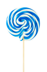 Colourful lollipop isolated on the white background