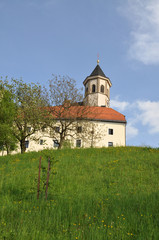 Fototapeta na wymiar Christian Church. Ptujska Gora, Slovenia