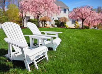 Obraz premium Adirondack chairs