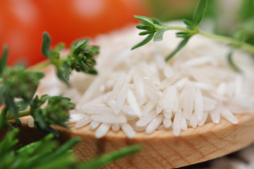 Reis und Aromastoffe