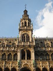 Fototapeta na wymiar Detail eines historischen Gebäudes in Brüssel