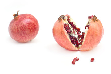 Pomegranate isolated
