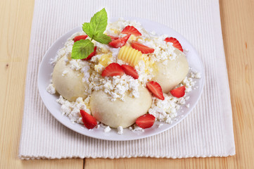 Fruit dumplings