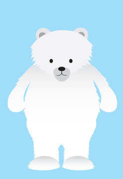 white polar bear