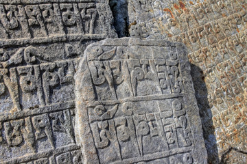 Nepal / Himalaya - Holy Mani Wall