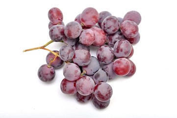 grapes isolated