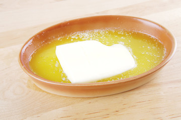 creamy butter in bowl