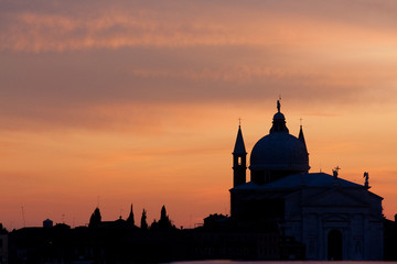 Obraz premium venezia in silouette