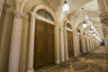 Fototapeta premium corridor of europe style in macau