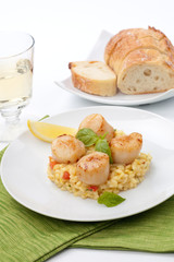 Scallops Risotto