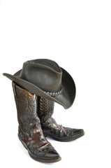 Boots and　ten-gallon