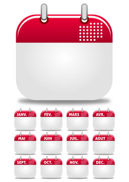 Ic&ocirc;ne calendrier