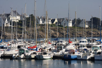 Fototapeta na wymiar szczególności marina w Concarneau, Brittany