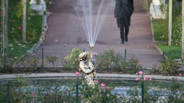 Fontaine avec ange