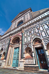 Fototapeta na wymiar Santa Maria Novella in Florence, Italy